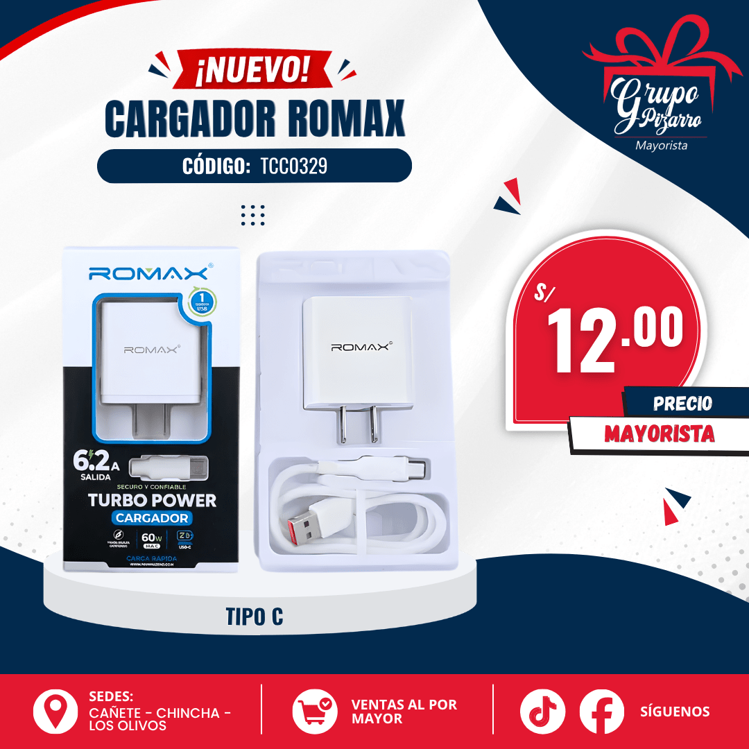 CARGADOR TIPO C - 3291