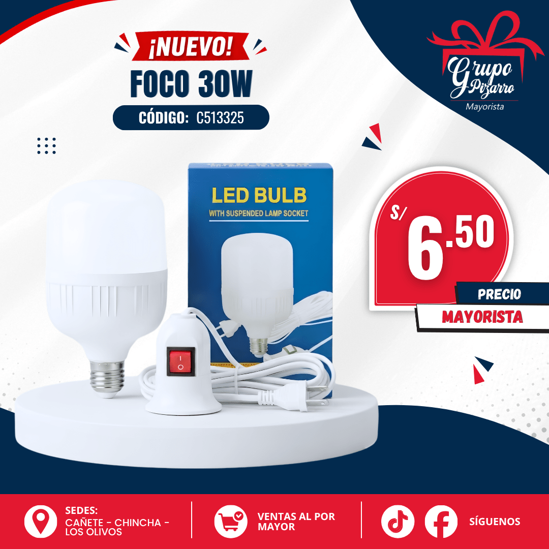 FOCO LED C/ CABLE - CAJA AZUL C5133251