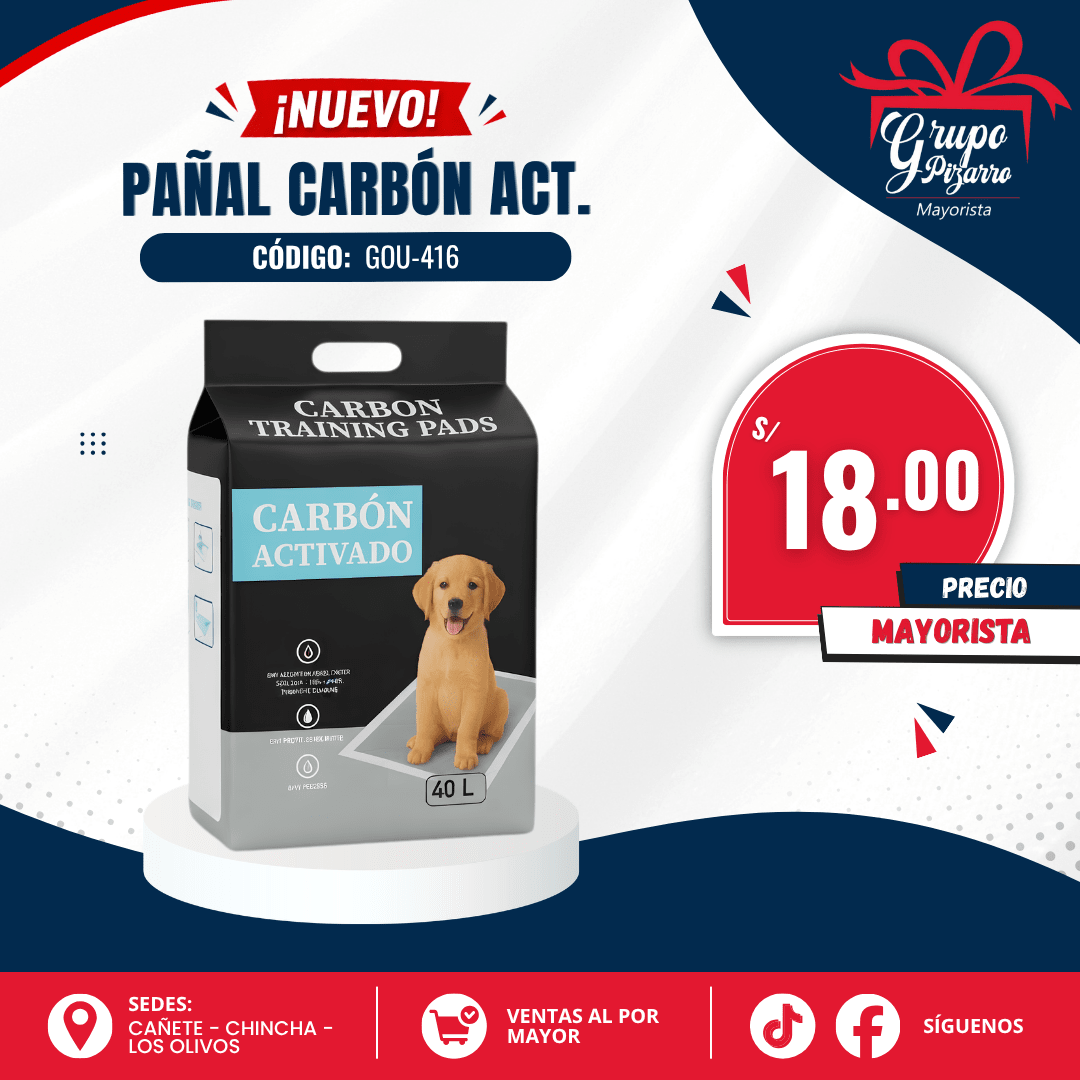 PAÑAL DE PERRO DE CARBON1