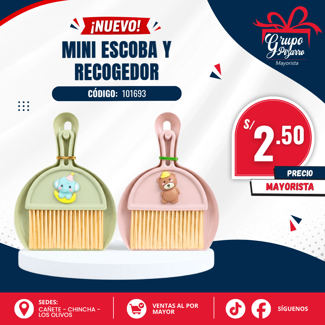 SET MINI RECOGEDOR KAWAI1