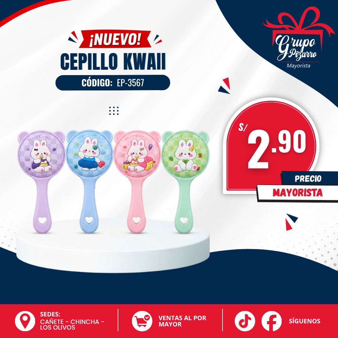 CEPILLO DE CABELLO KWAII1