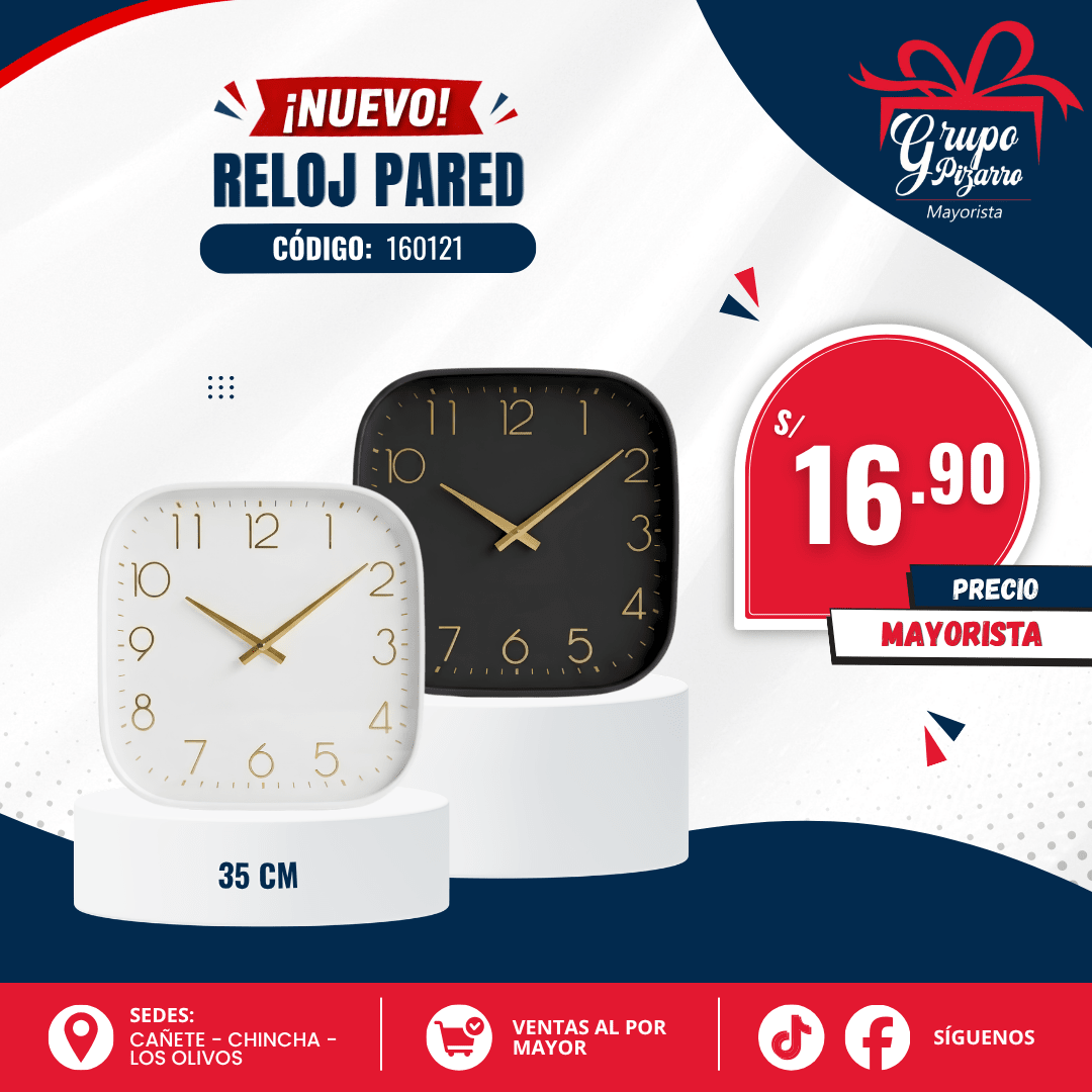 RELOJ PARED 1601211
