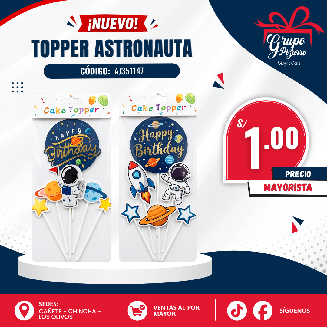 ADORNO DE CUMPLEAÑOS ASTRONAUTA1