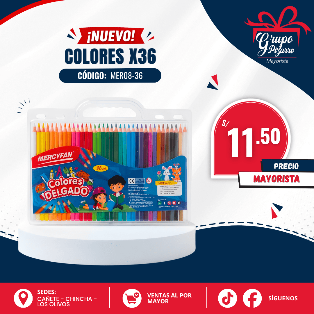 COLORES DELGADO X 361