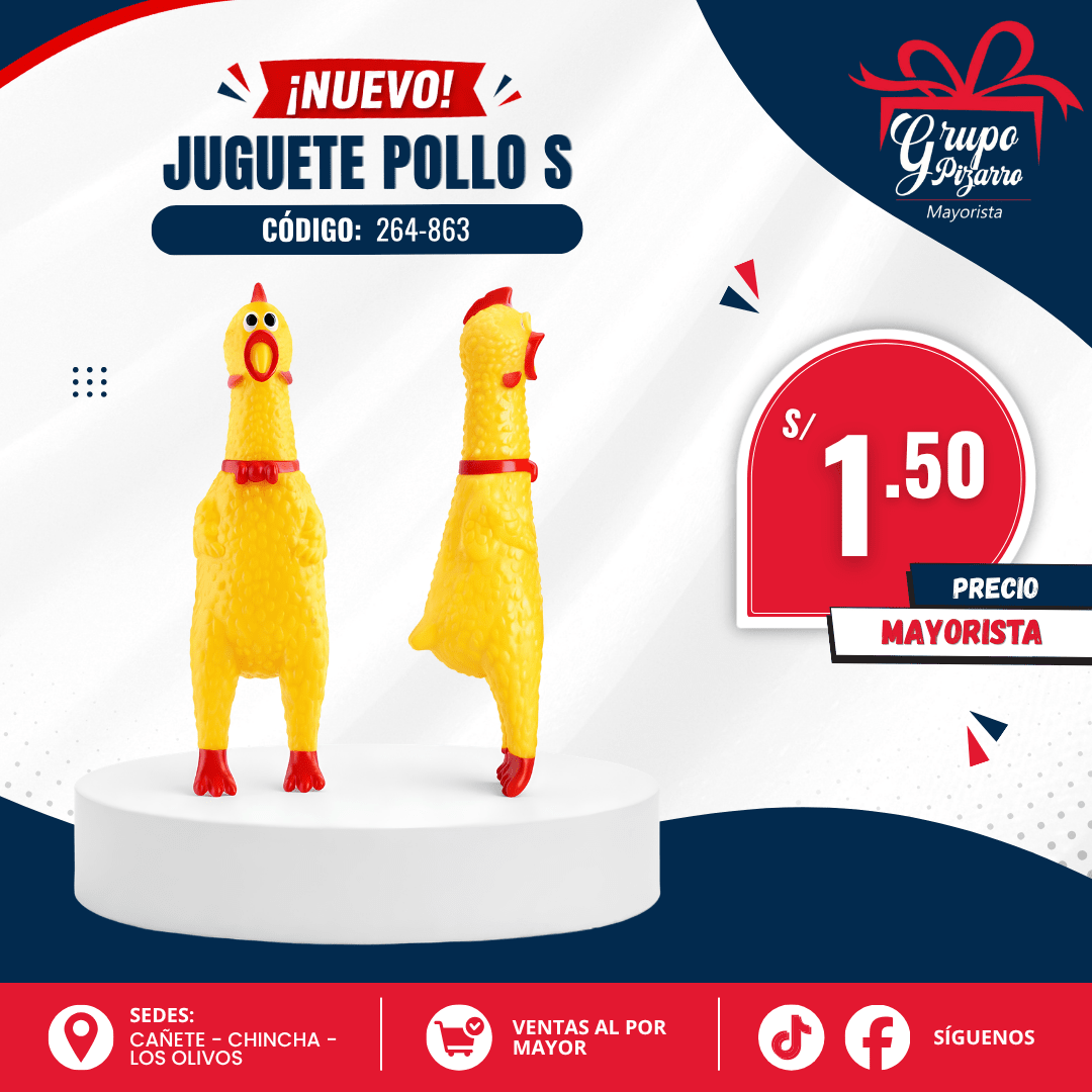 JUGUETE POLLO GRITON 