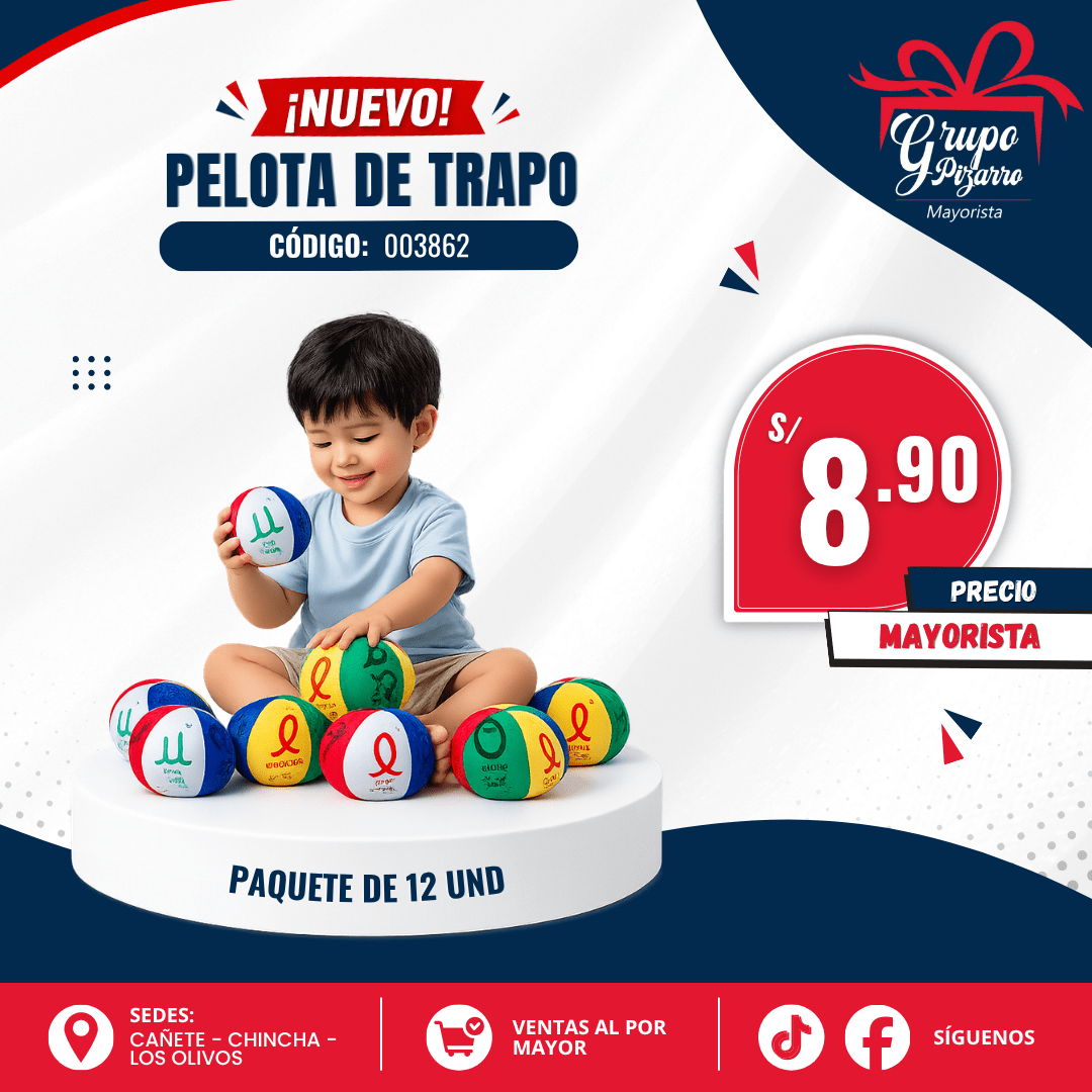 PELOTA TRAPO PQT1