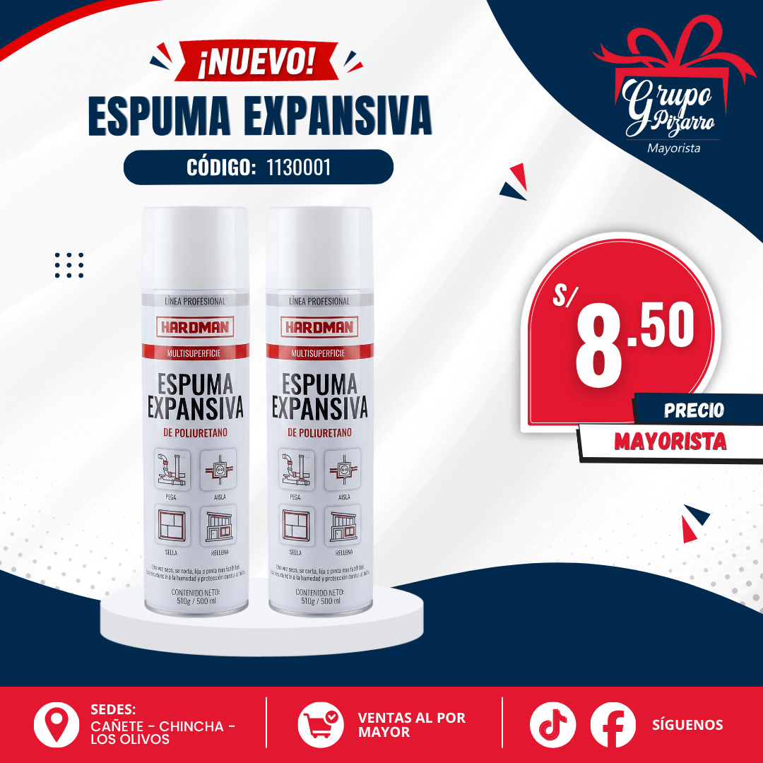 ESPUMA EXPANSIVA MR WHITE1