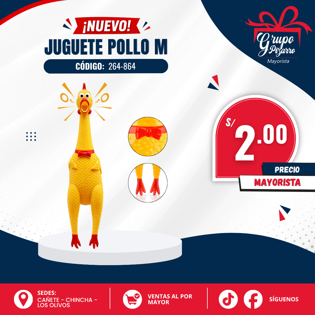 JUGUETE POLLO GRITON 