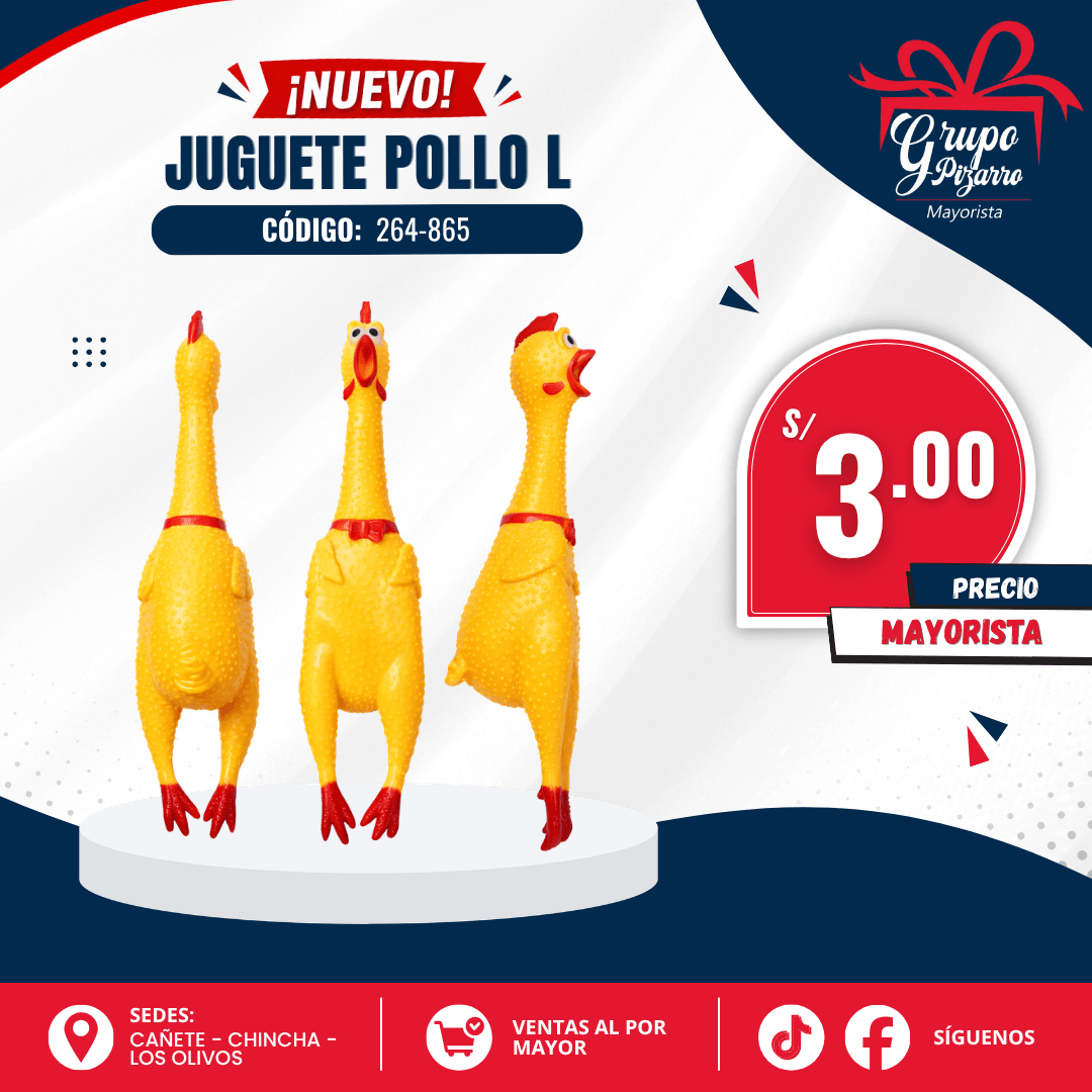 JUGUETE POLLO GRITON 