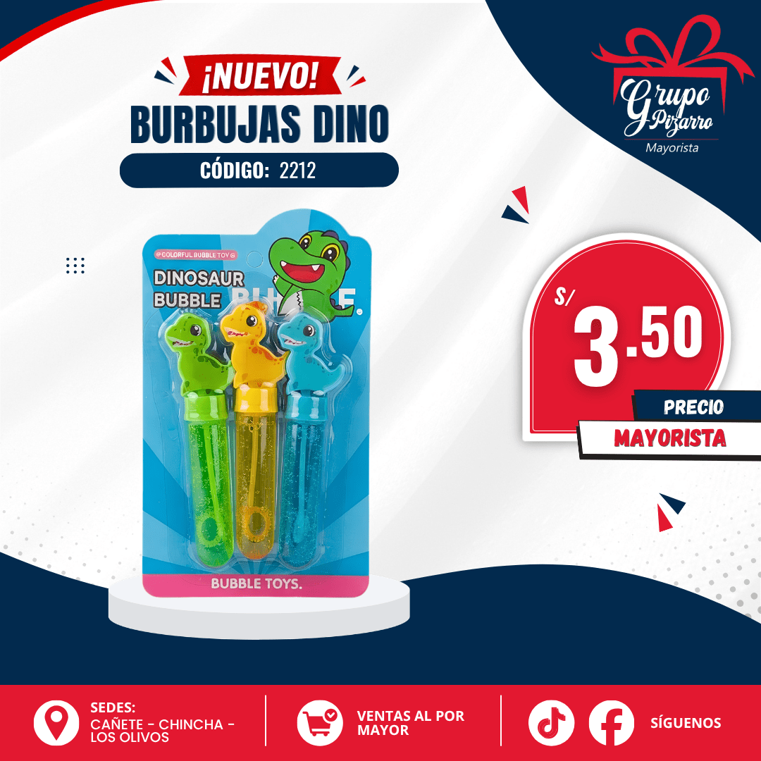 BURBUJERO X3 DINO1