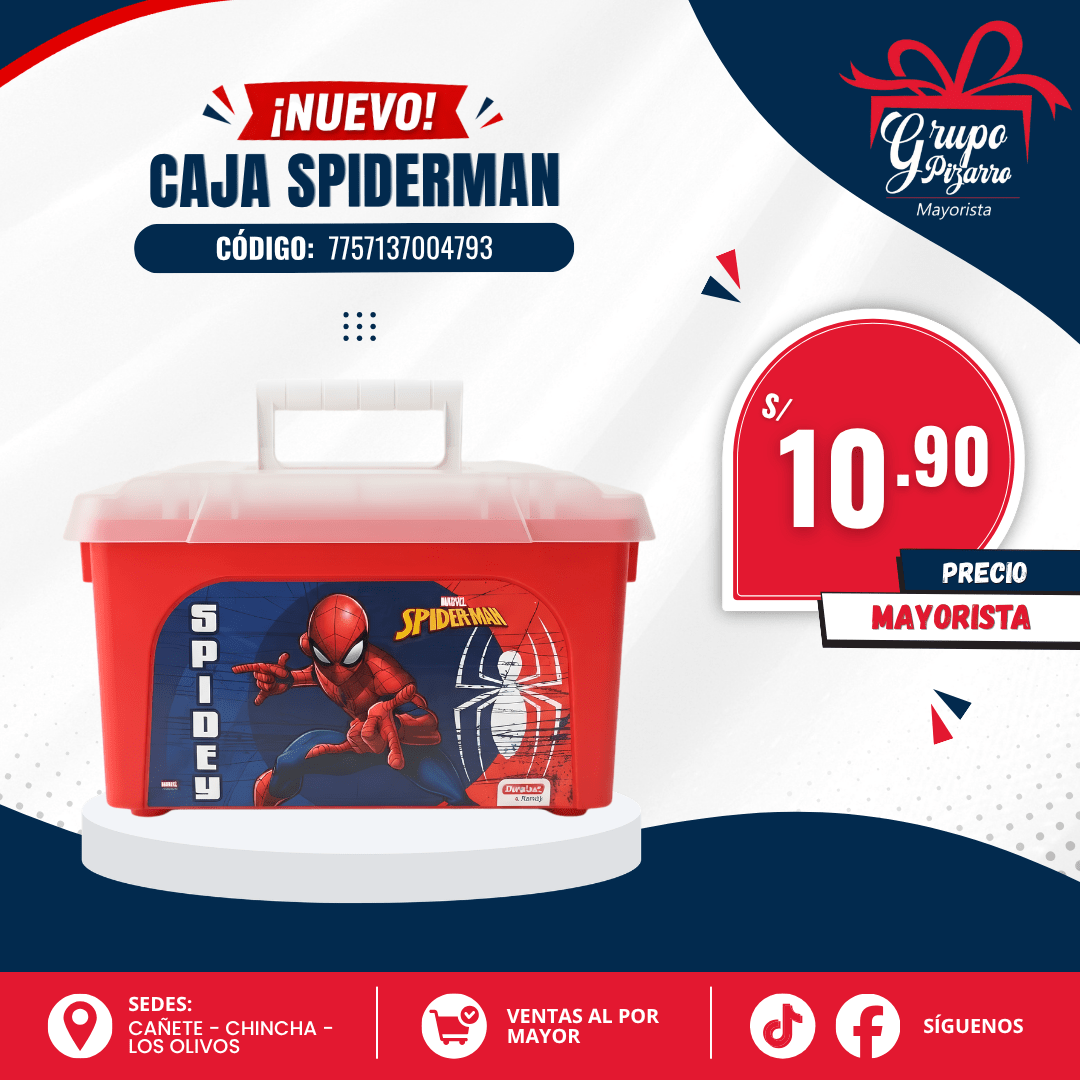 CAJA OPTIMUS 6LT - SPIDERMAN1