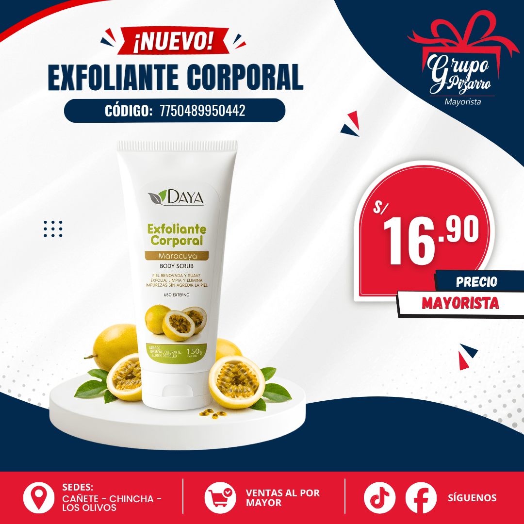 EXFOLIANTE CORPORAL MARACUYA 150GR1