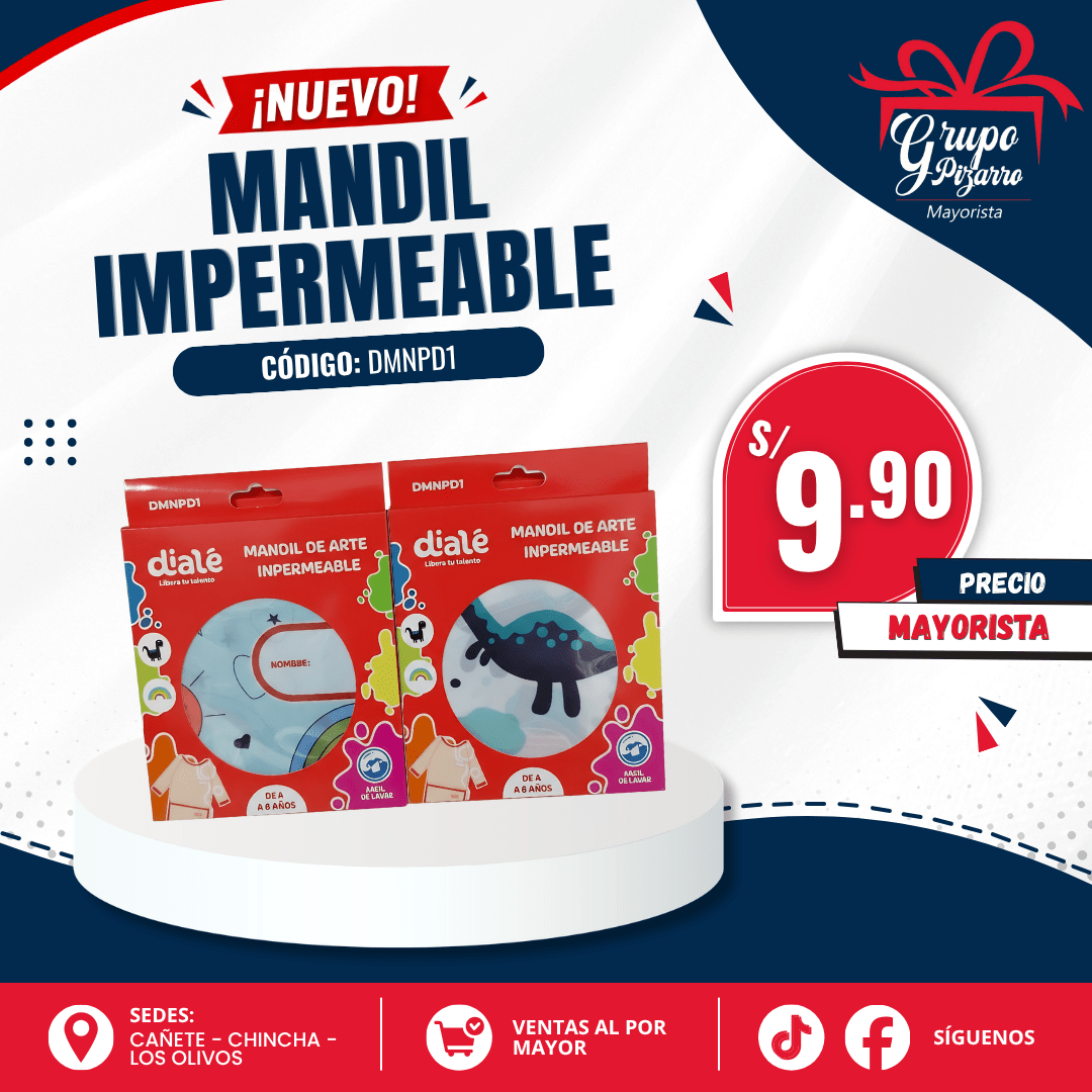 MANDIL DE ARTE IMPERMEABLE1