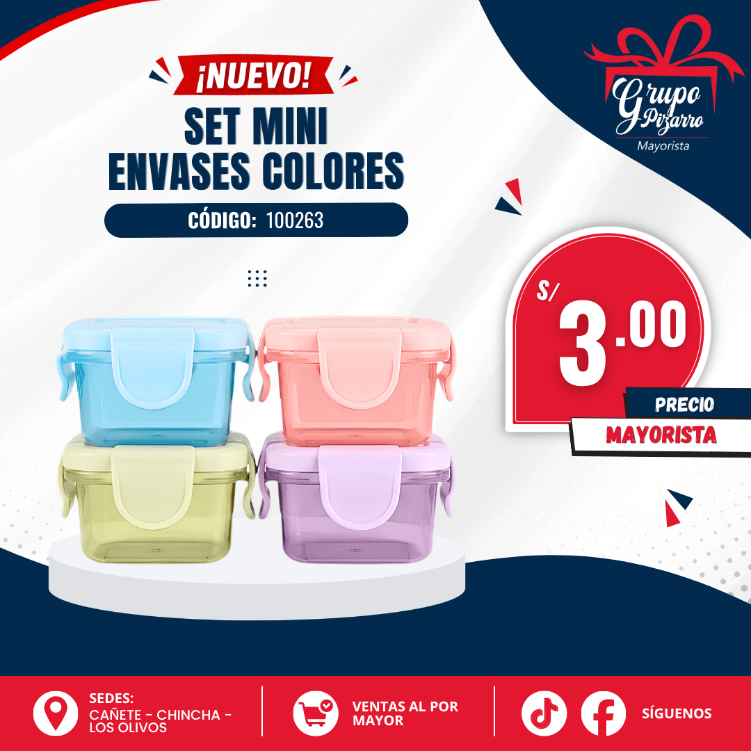 SET DE MINI TAPER CUADRADO X41