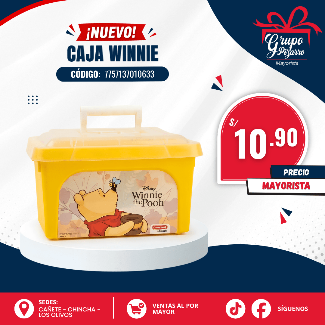 CAJA OPTIMUS 6LT - WINNIE POOH2
