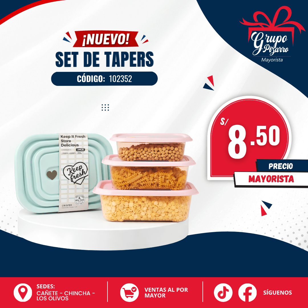 SET DE TAPER KEEP FRESH1