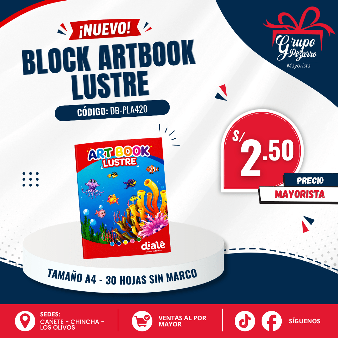 ART BOOK LUSTRE A4 - DIALE1