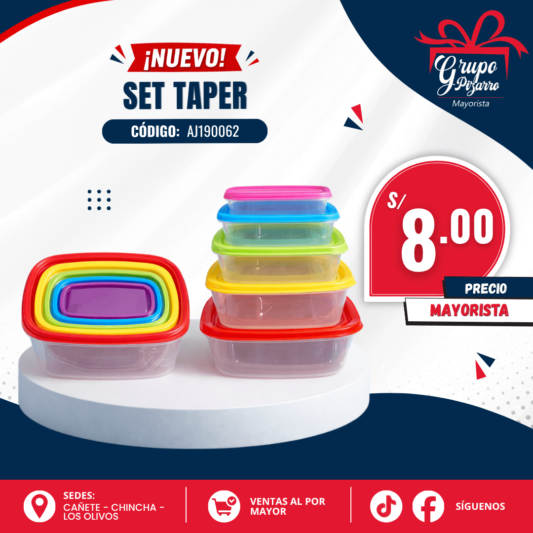 SET DE TAPER X5 RECTANGULAR2