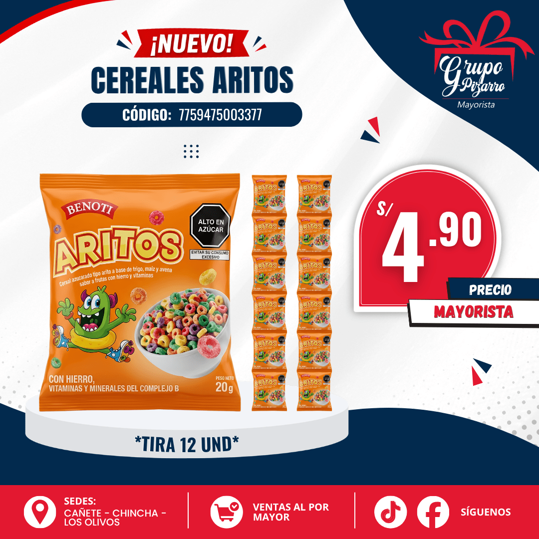 CEREAL BENOTI X TIRA DE 12 20GR5