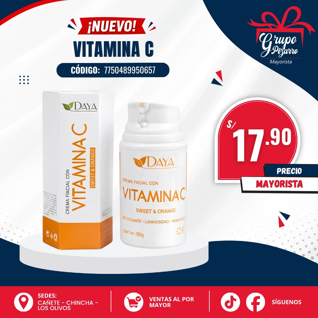 CREMA FACIAL C/ VITAMINA C 50GR1