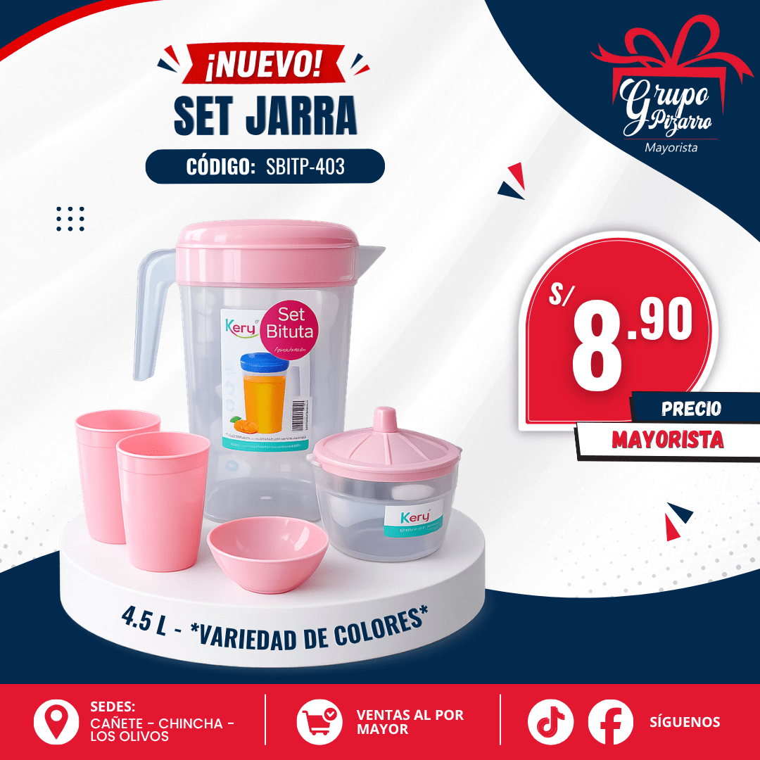 SET JARRA BITUTE KERU 4.5LT1
