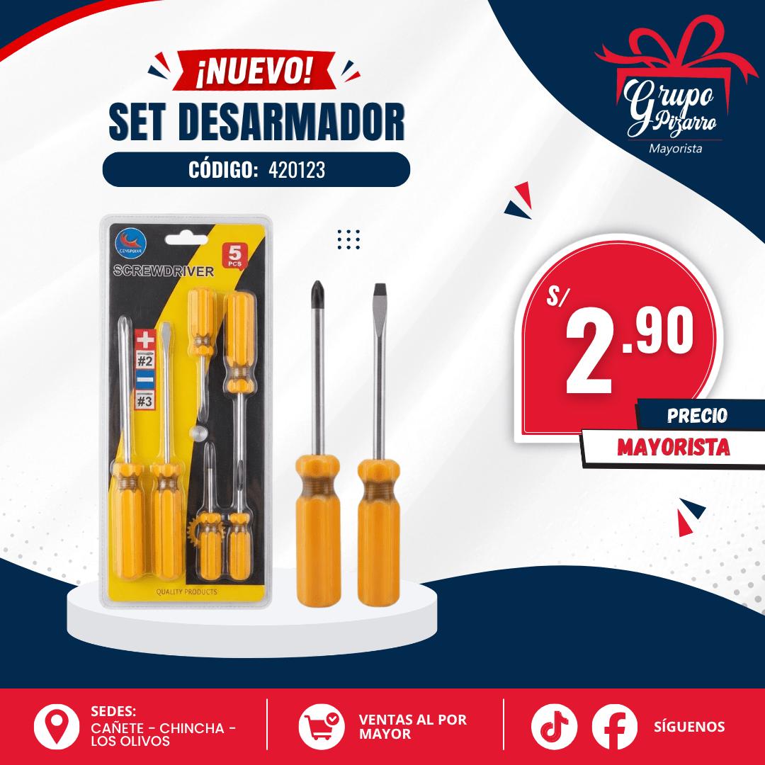 SET DESTORNILLADOR 4201231