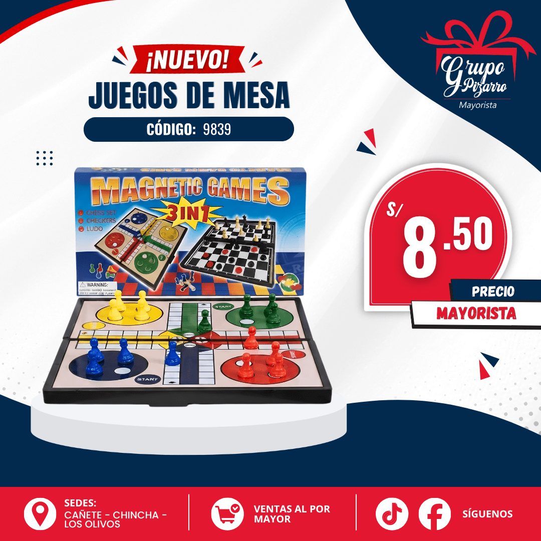 JUEGO DE MESA MAGNETIC GAMES1
