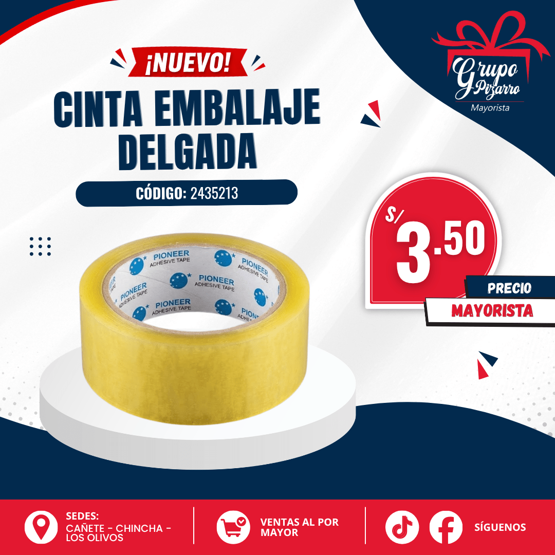 CINTA DE EMBALAJE PIONER JD11