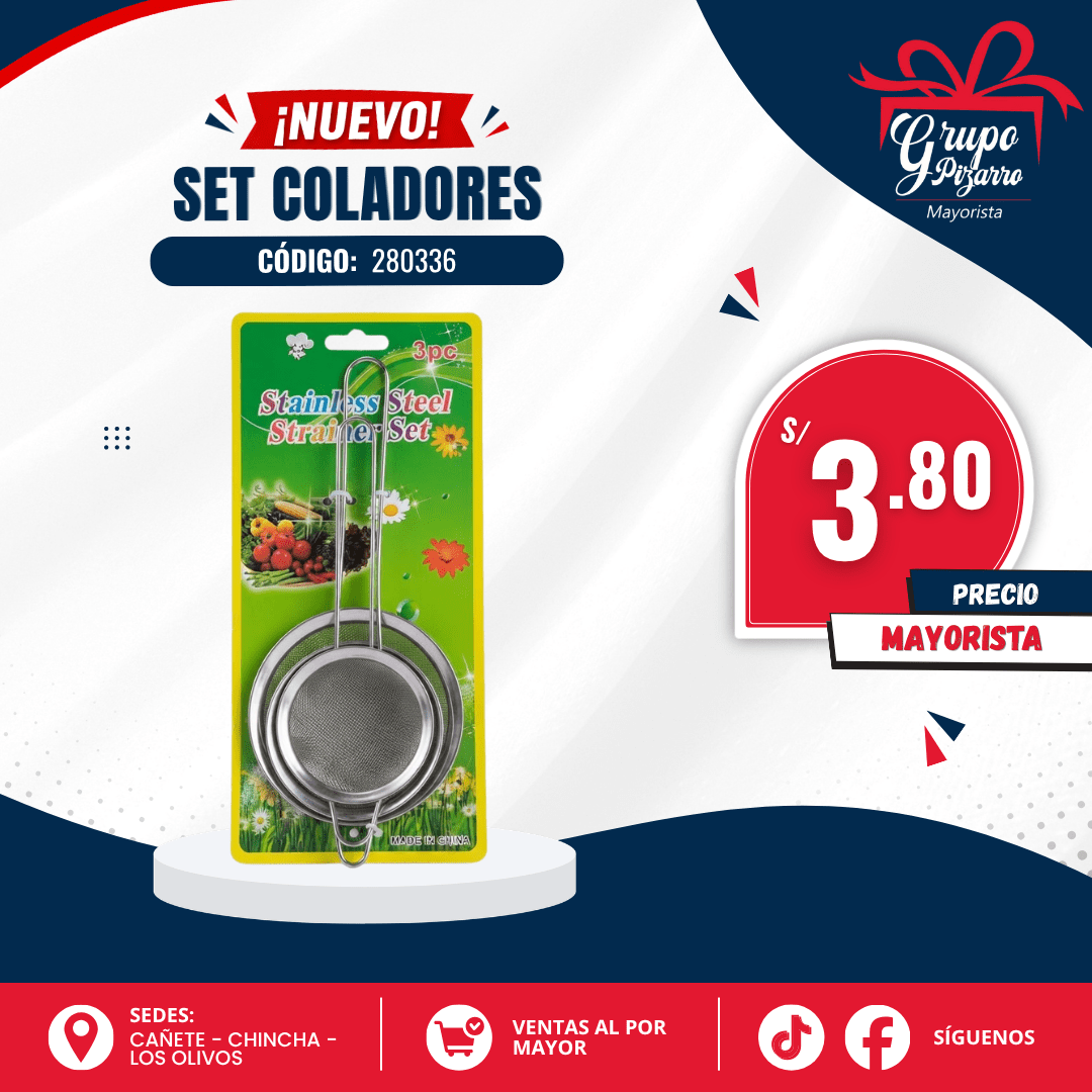 SET COLADOR  METAL1