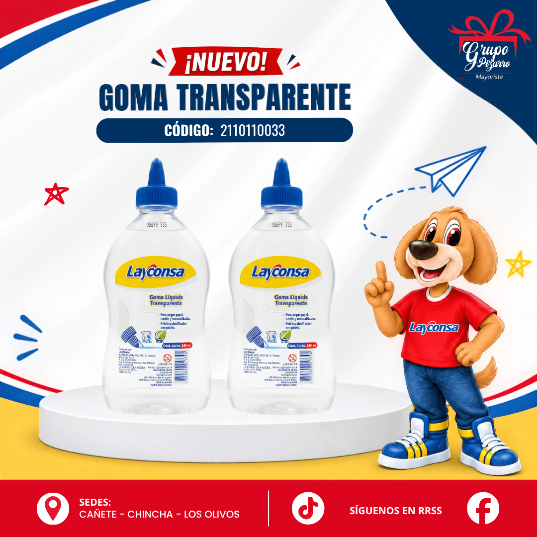GOMA LIQUIDA TRANS. 250ML LAYCONSA1