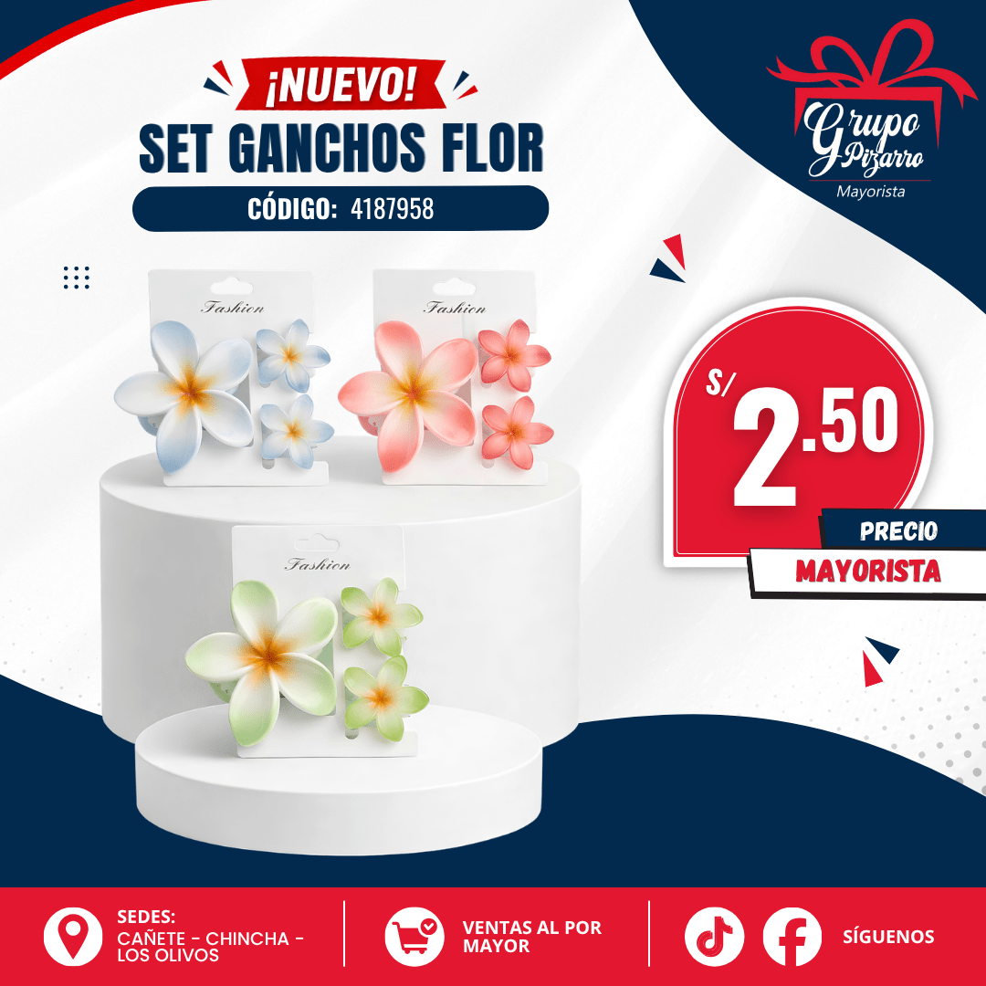 GANCHO FLOR X3 CABELLO1