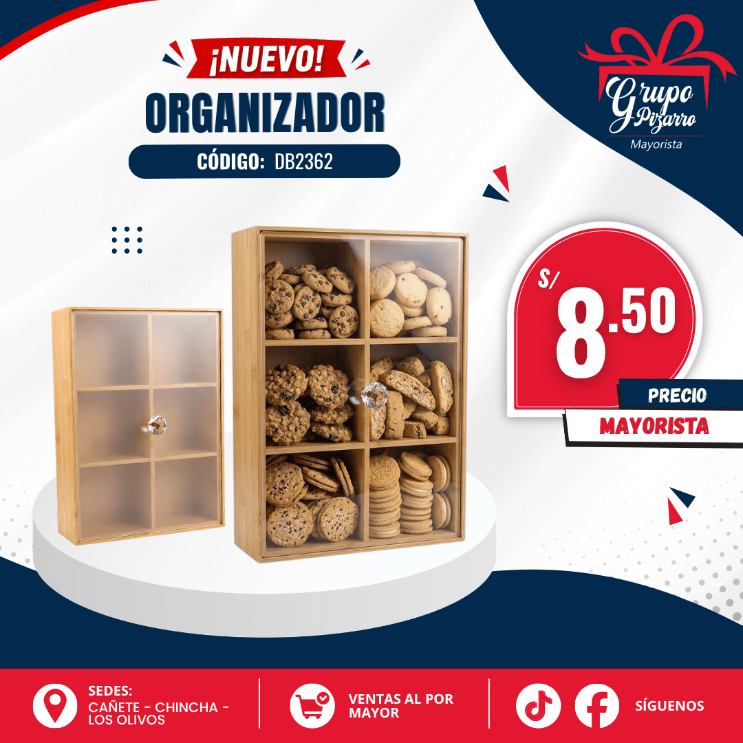 CAJA ORGANIZADOR  MADERA 6 NIVELES1