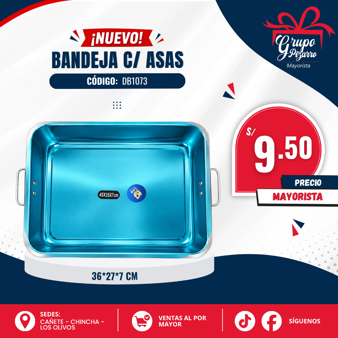 BANDEJA CHICA 36X27X71