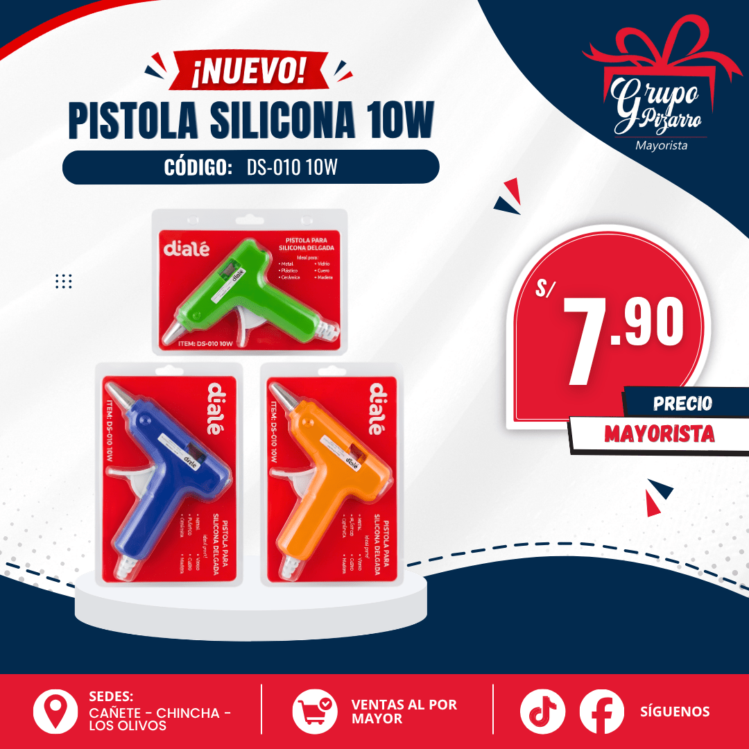 PISTOLA SILICONA DS0101