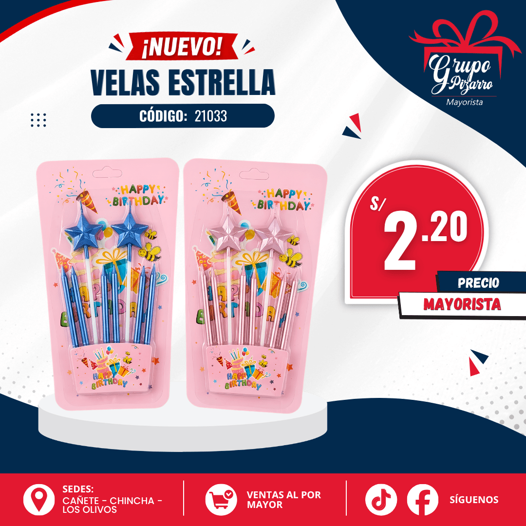 SET DE VELA ESTRELLA1