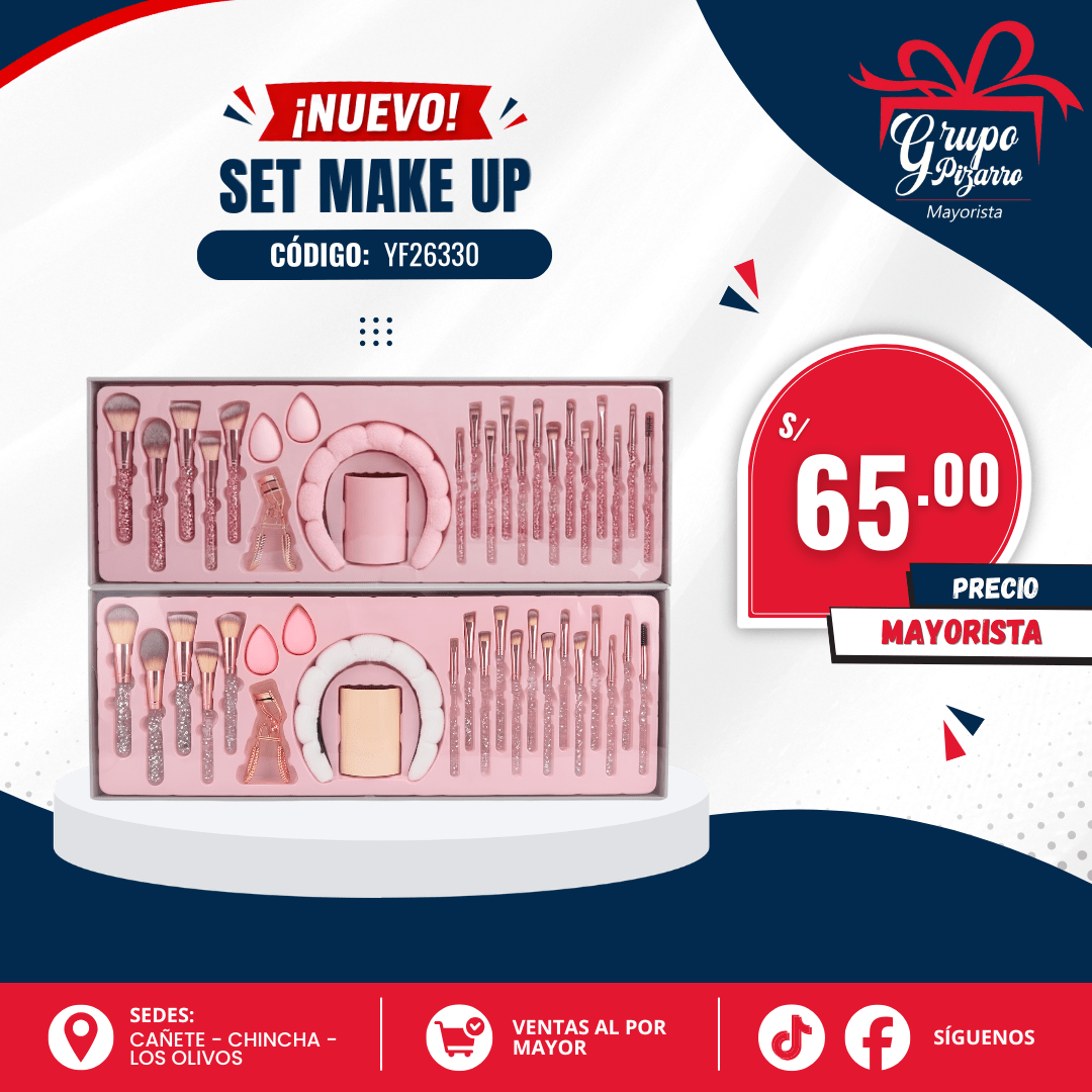 SET DE BROCHAS MAKE UP1