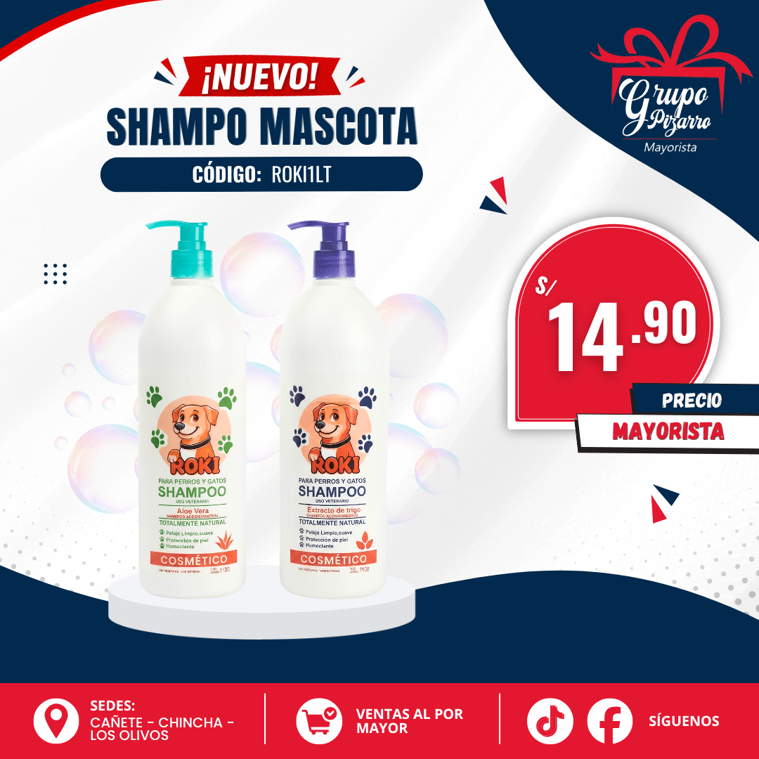 SHAMPOO ROKI 1100ML1