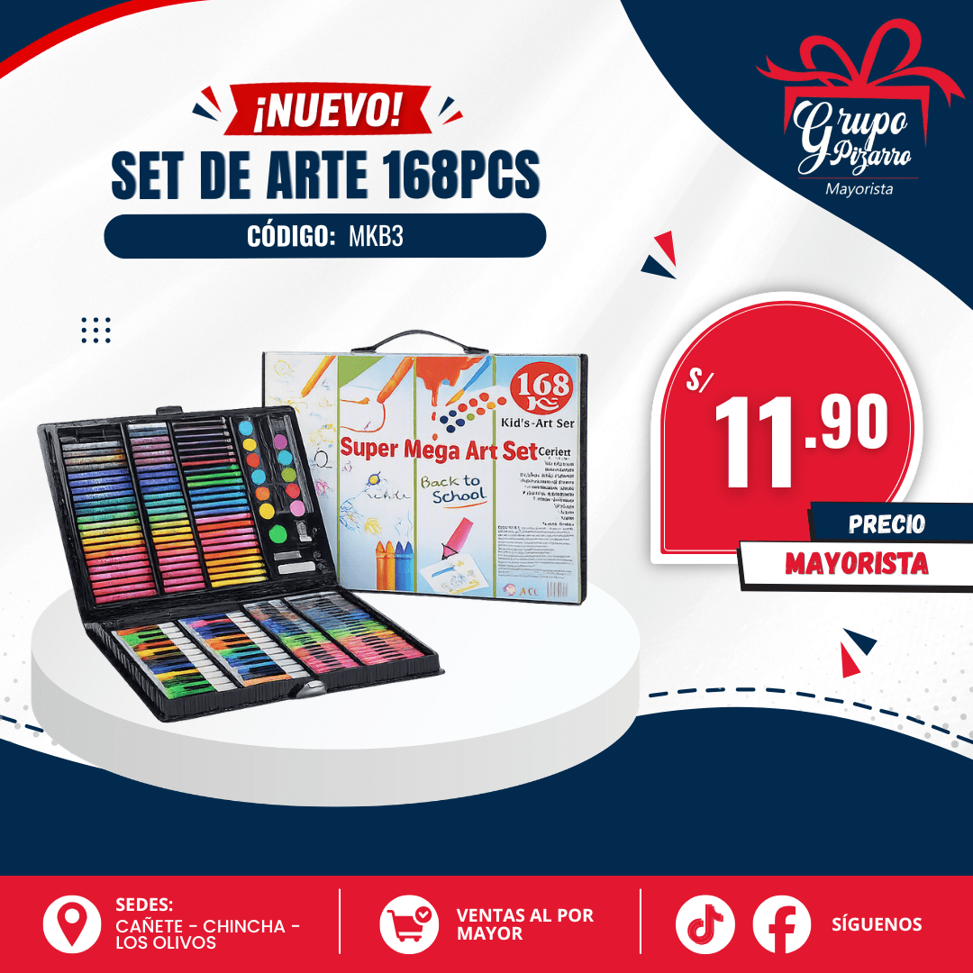 SET DE ARTE 168PCS1