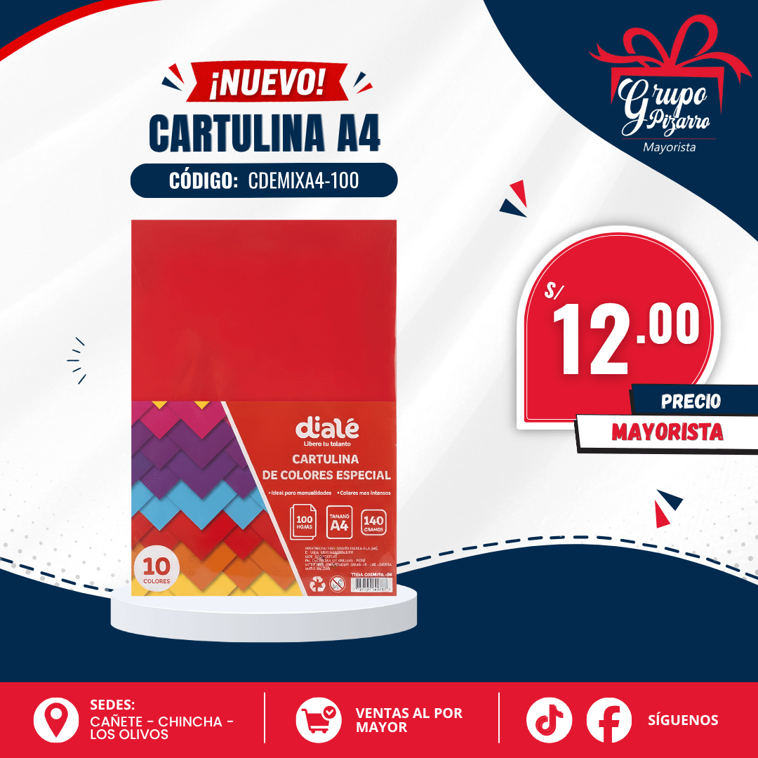 CARTULINA PQT X100 COLORES ESPECIALES1