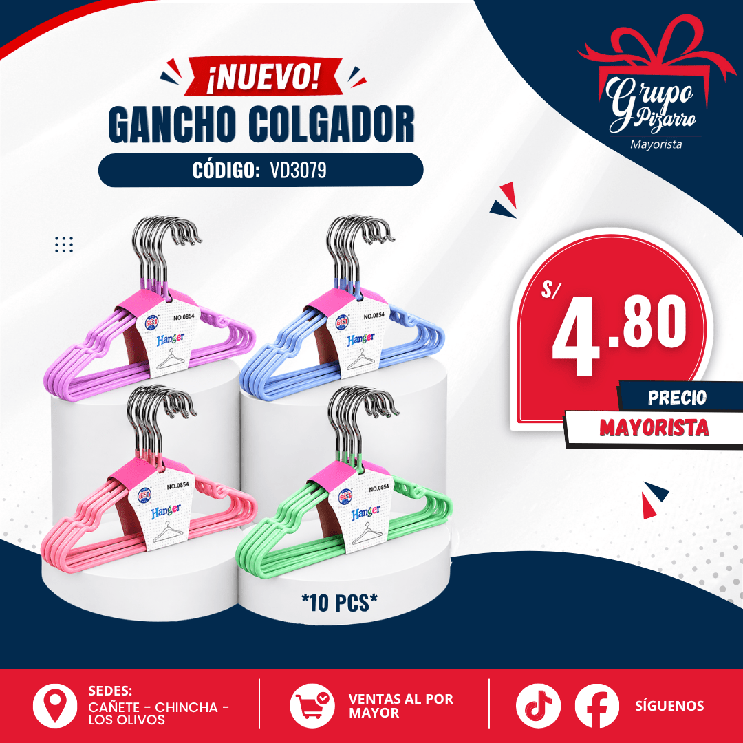 COLGADOR DE ROPA VD30791
