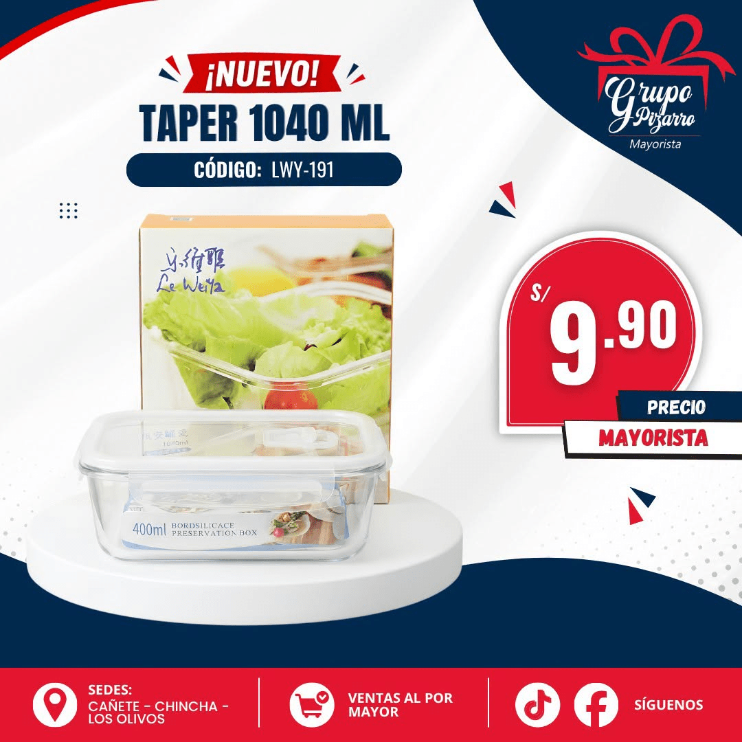 TAPER DE VIDRIO 1040ML1