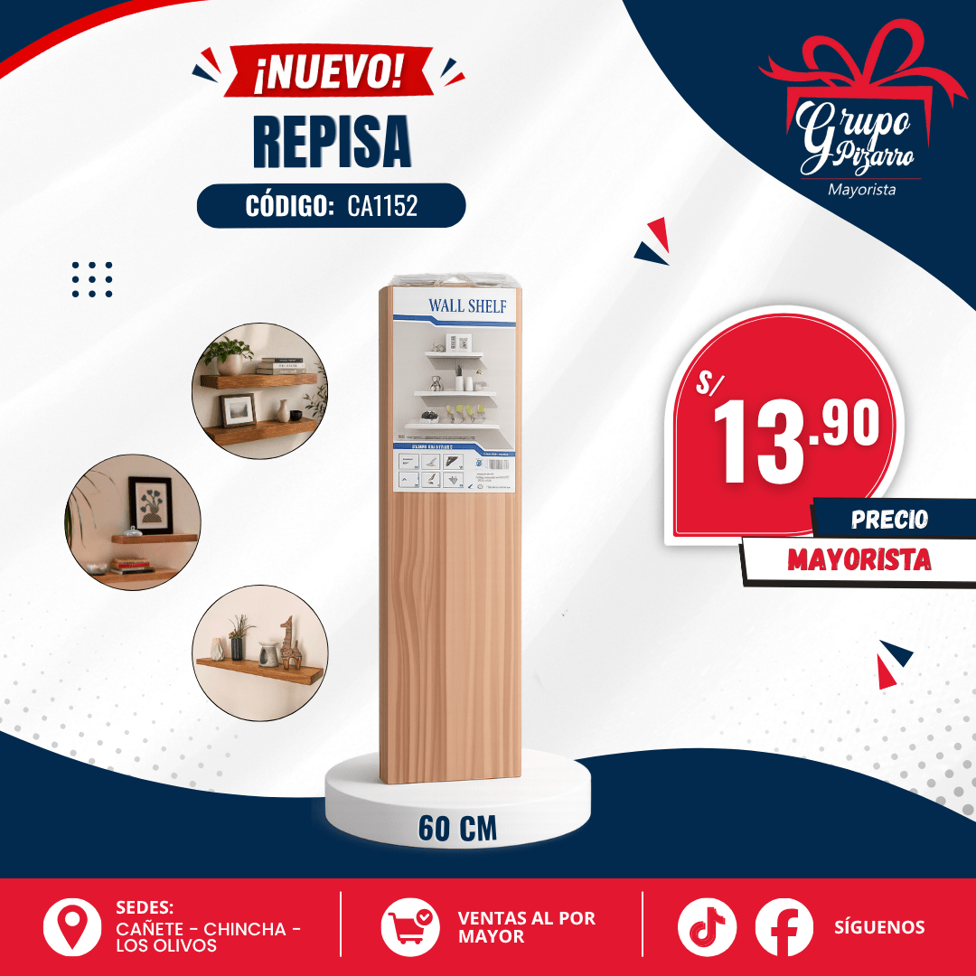 ESTANTE COLGANTE REPISA 60CM1