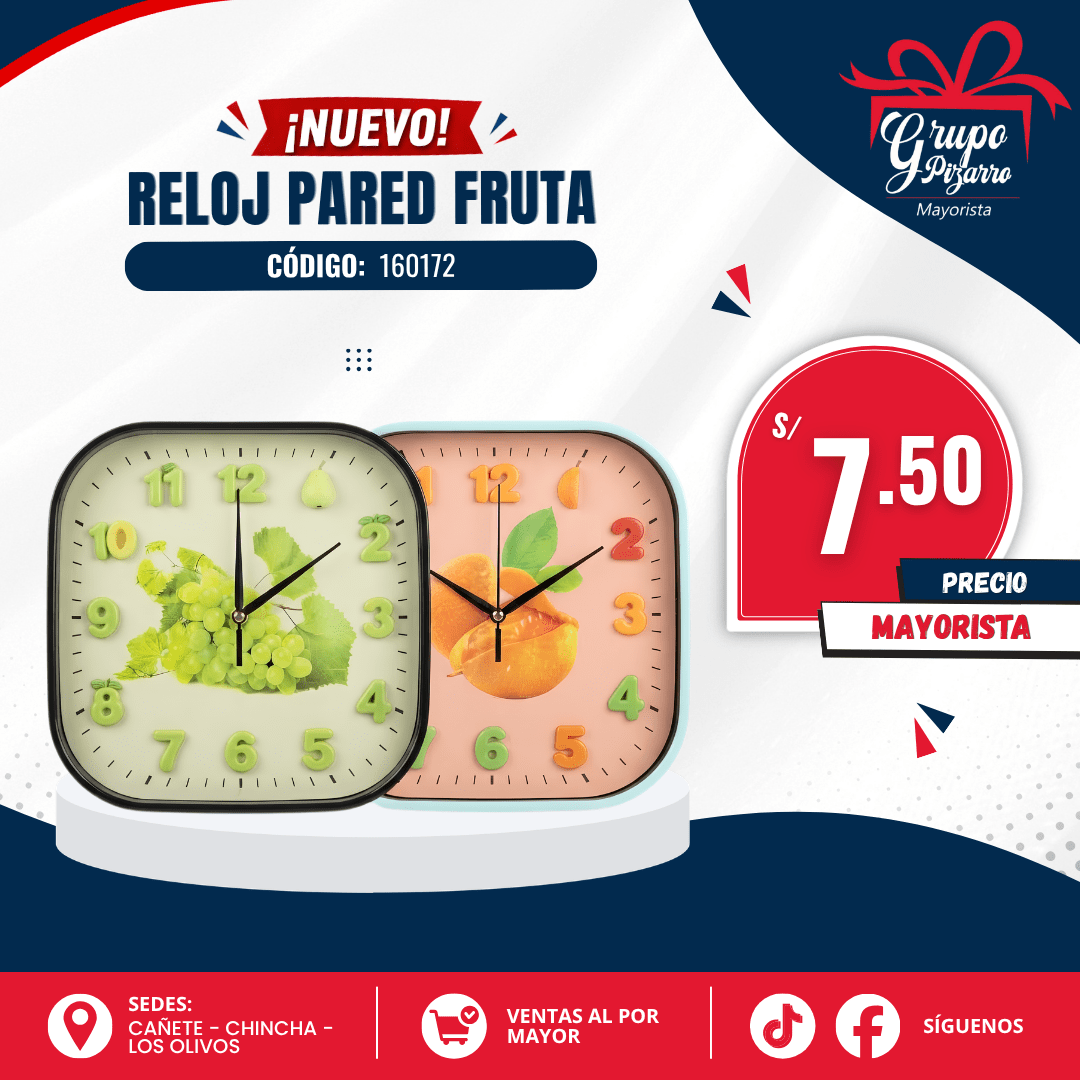 RELOJ PARED 1601721