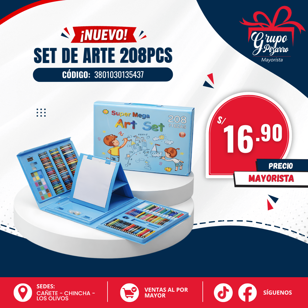 SET DE ARTE 208 PCS2