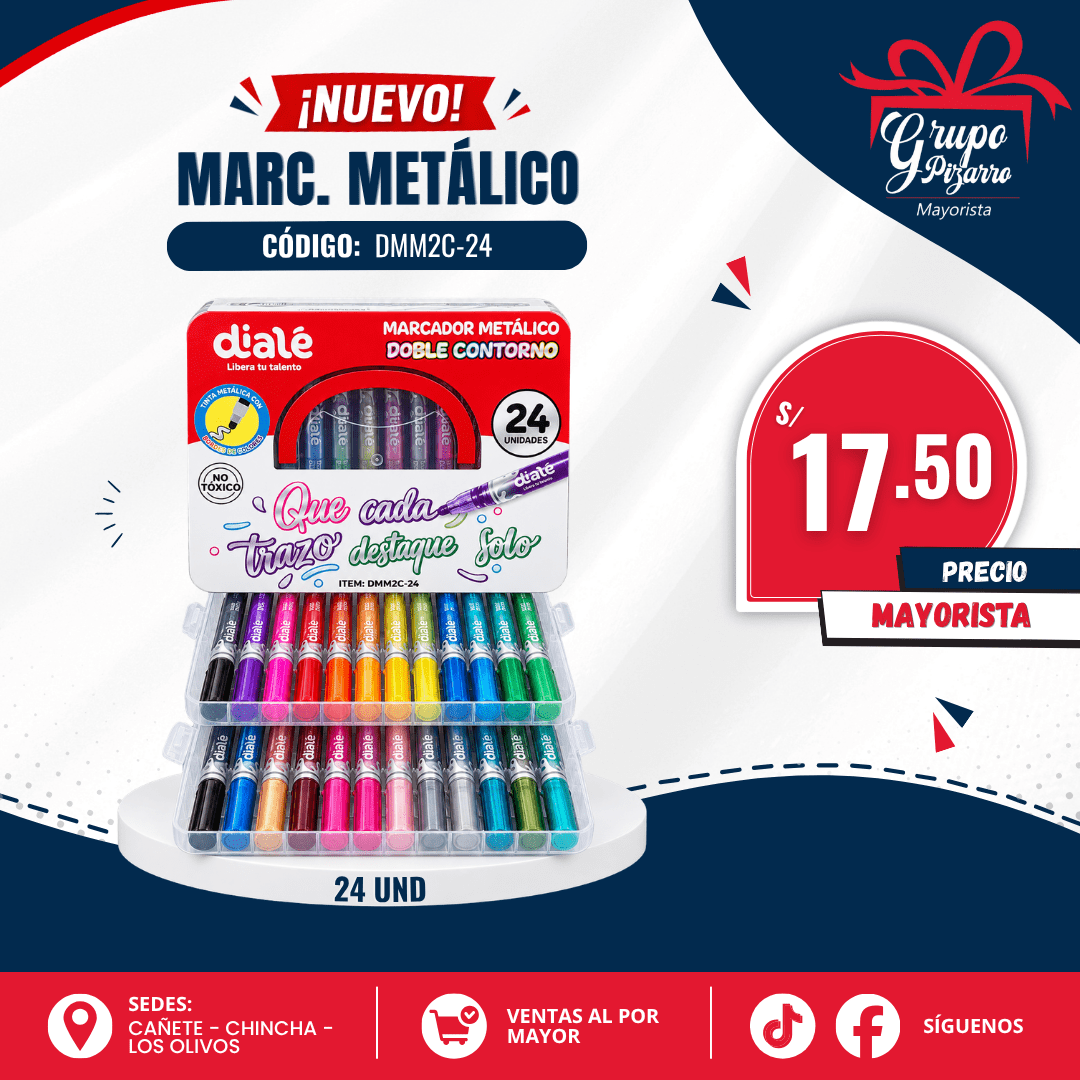 MARCADOR METALICO DOBLE X241