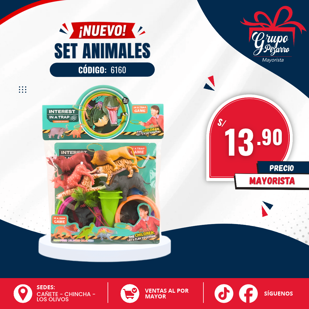 BLISTER DE ANIMALES C/ARO GRANDE1