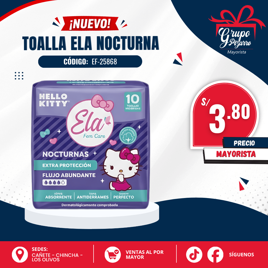 TOALLA H. NOCTURNA ELA1