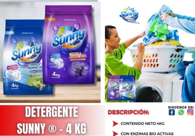 DETERGENTE 4KG SUNNY1