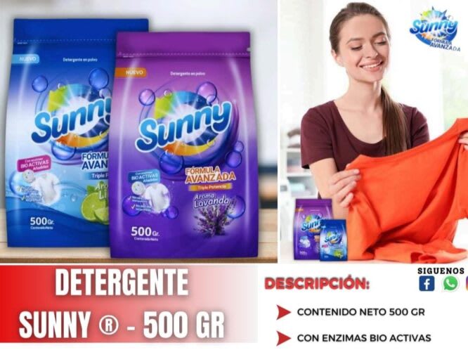 DETERGENTE SUNNY 500GR1