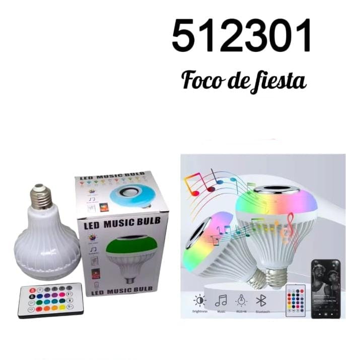 FOCO FIESTA LED MUSIC BULB1